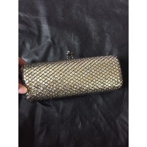 Silver, gold-yellow clutch